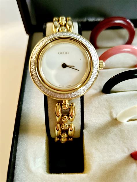 gucci vintage bracelet watches|gucci watches old models.